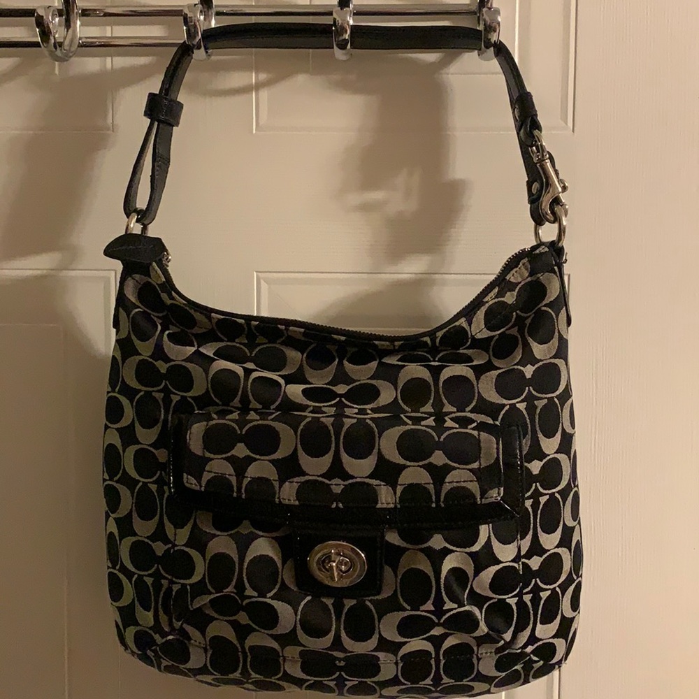 Coach Penelope Signature Sateen Shoulder Bag